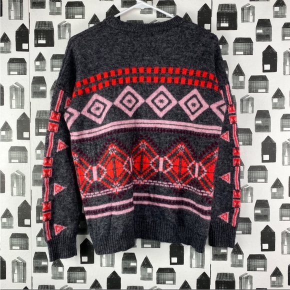 J.Crew patterned crewneck wool sweater - Picture 6 of 6